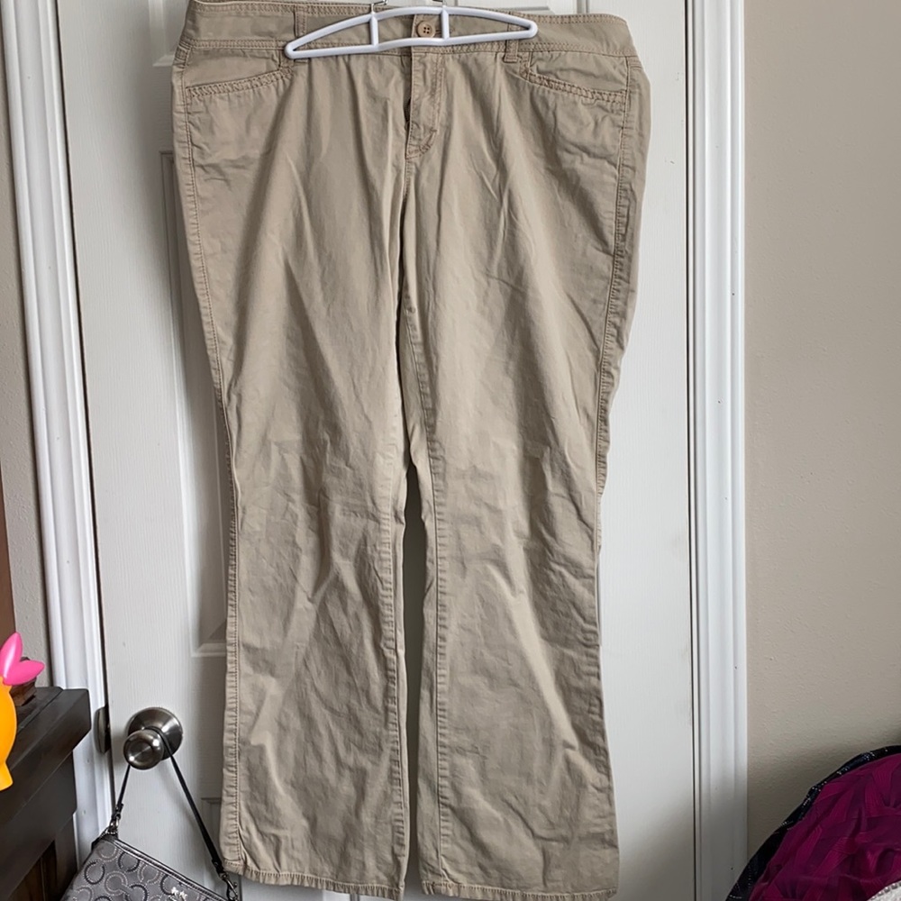 Plus size Maurices khaki pants